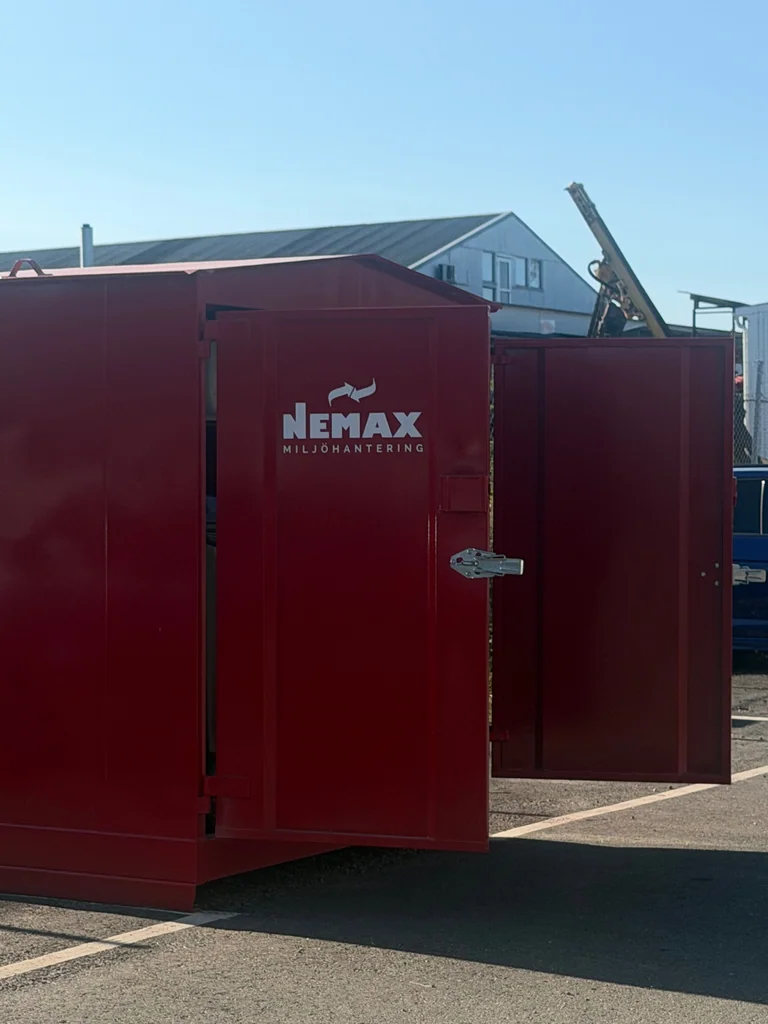 Nemax Miljöhanterings container för avfall och farligt avfall